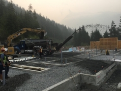 Aug 23 - Rock slinger for SOG main floor