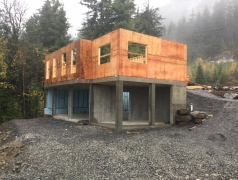 CRCC gatehouse framing