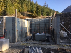 Dec 11 Wall panels lower basement