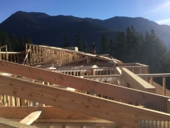 Dec 7 - Second floor roof sheathing