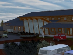 Entrance from Phase II