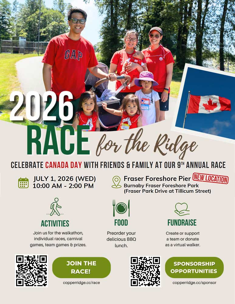 Race for the Ridge 2026 poster