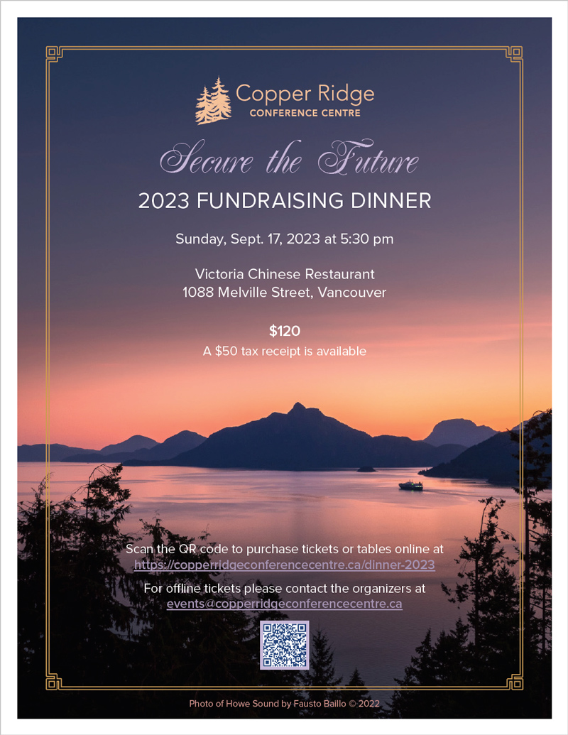 2023 CRCC Fundraising Dinner Poster
