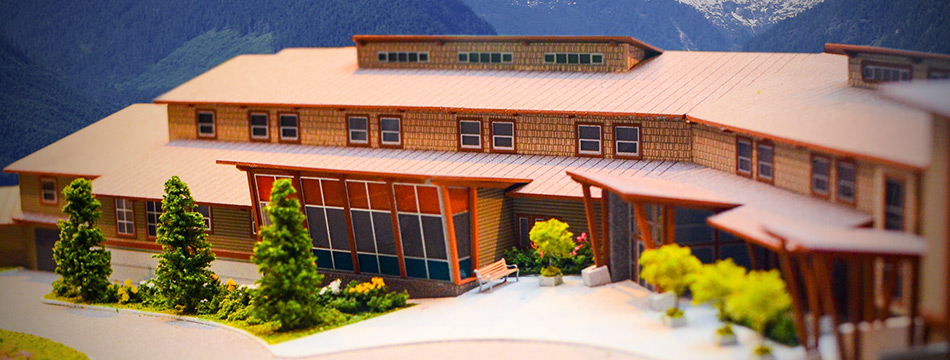 CRCC Scale Model - Front Entrance