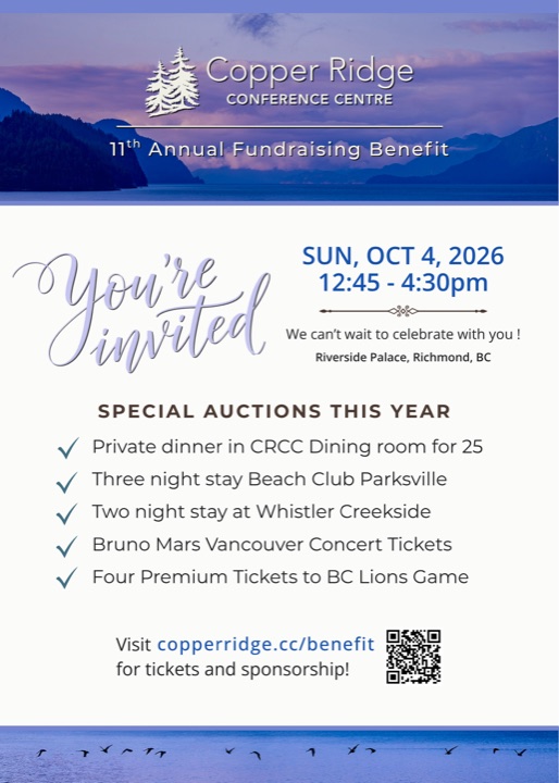 2026 Copper Ridge Annual Benefit invitation